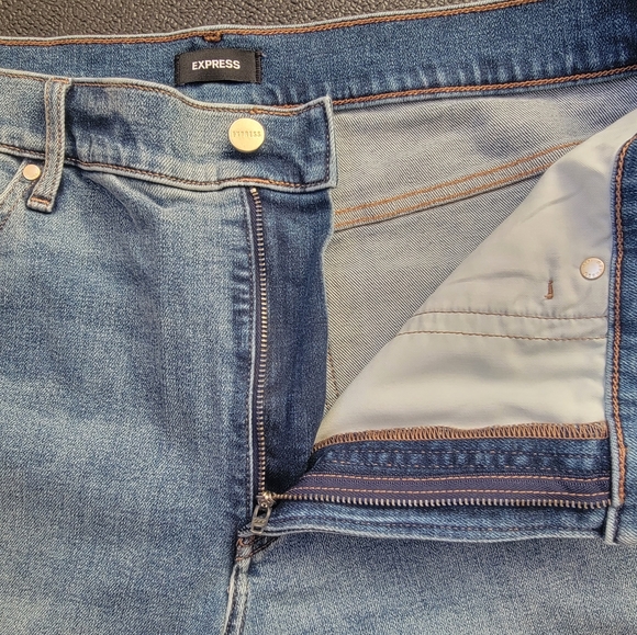 Express Wide Leg High Rise Jeans - Picture 5 of 5